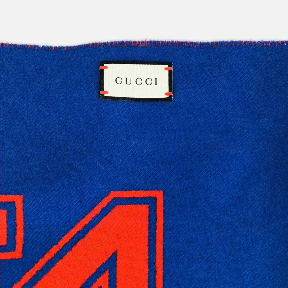 Gucci Blind for Love “l’aveugle par amour” Tiger Wool Scarf